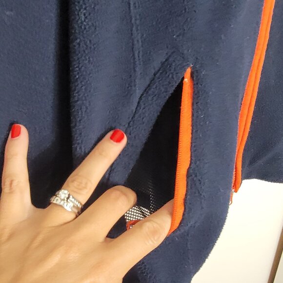 BUM Men's Navy Blue Vintage Full Zip Sports Softshell 90s Reissue Jacket Size 48 - Picture 6 of 14